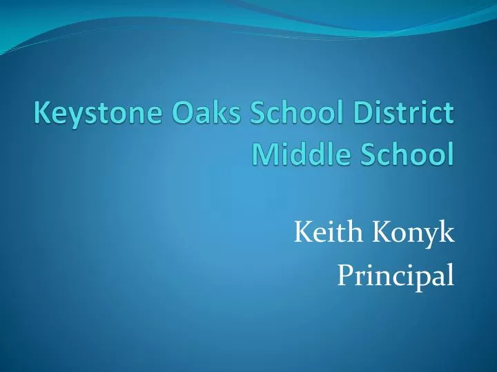 keystone oaks school district middle school