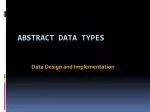 Abstract Data Types - slide 1