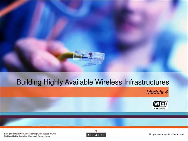 building highly available wireless infrastructures