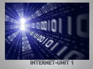 Internet-Unit 1
