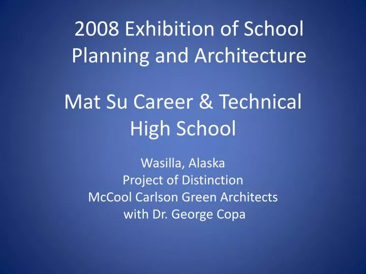mat su career technical high school