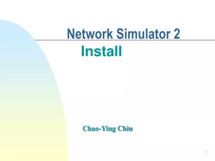 network simulator 2
