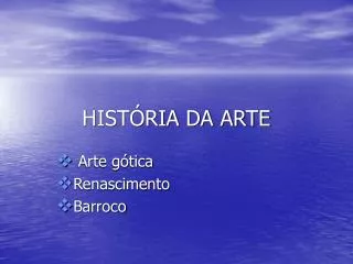 hist ria da arte