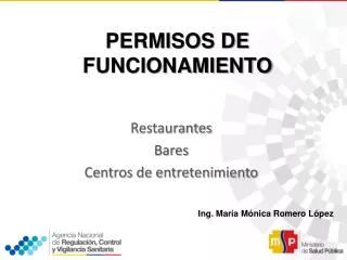 permisos de funcionamiento