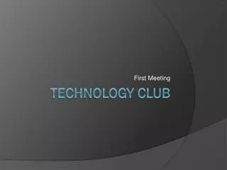 Technology Club