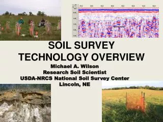 SOIL SURVEY TECHNOLOGY OVERVIEW