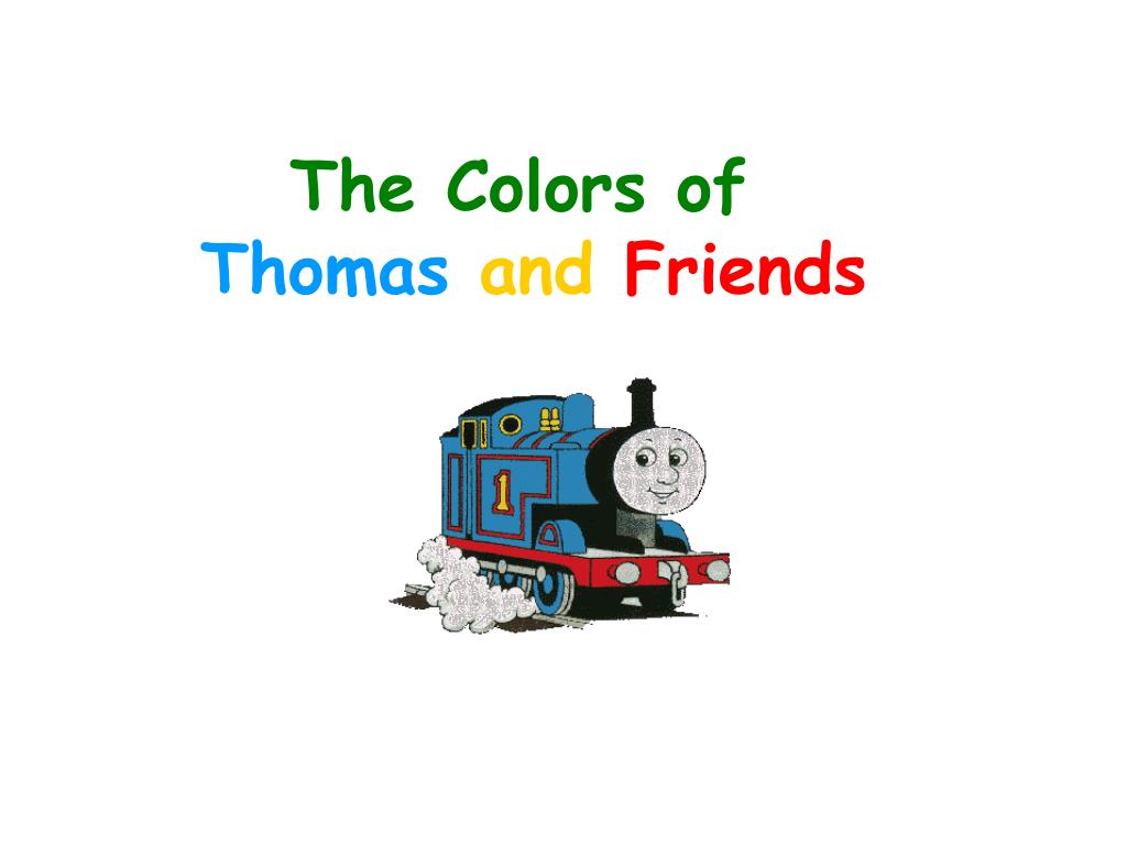 Thomas Colorforms PPT - The Colors of Thomas and Friends PowerPoint Presentation, free ...
