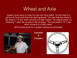 Wheel and Axle