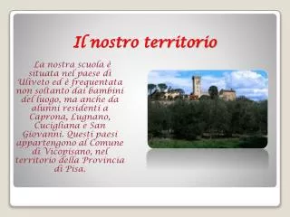 il nostro territorio