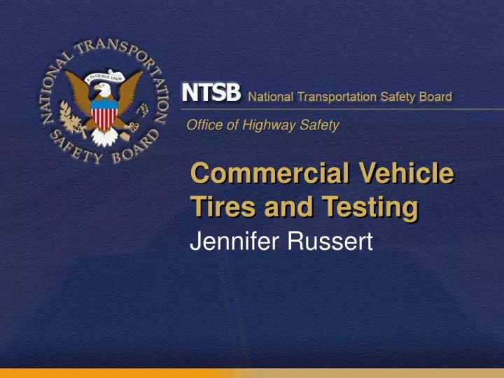 commercial vehicle tires and testing