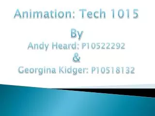 Animation: Tech 1015