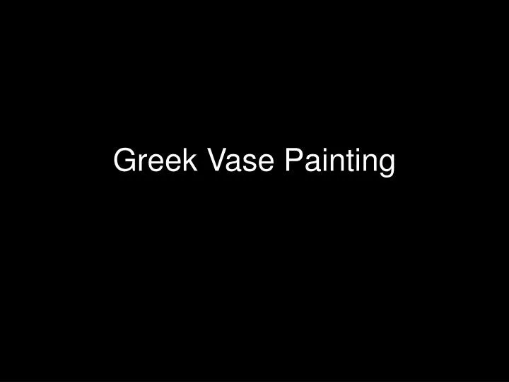 greek vase painting